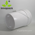 HDPE Plastic Paint Paint 20 litres avec couvercle